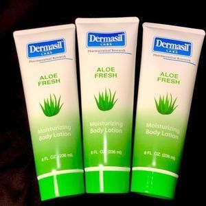 3‎ TUBES Dermasil Aloe Fresh Lotion (8oz)